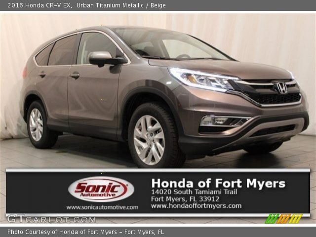 2016 Honda CR-V EX in Urban Titanium Metallic