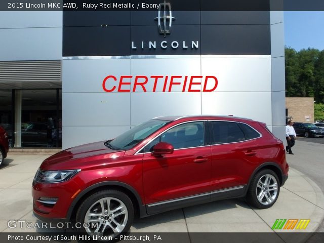 2015 Lincoln MKC AWD in Ruby Red Metallic