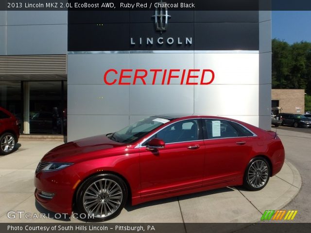 2013 Lincoln MKZ 2.0L EcoBoost AWD in Ruby Red