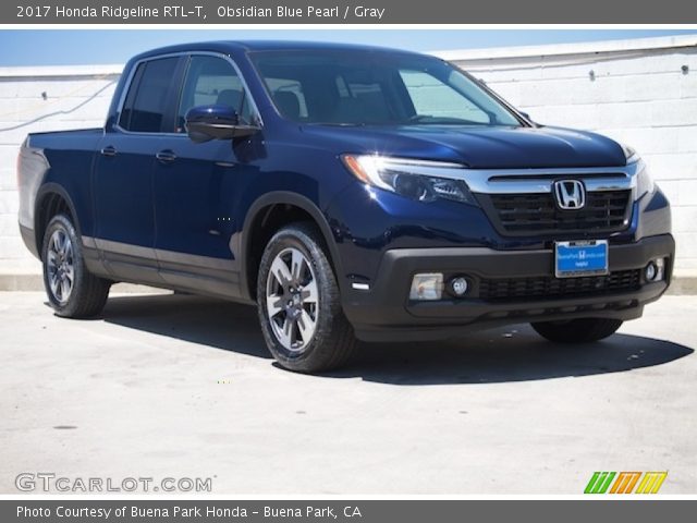 2017 Honda Ridgeline RTL-T in Obsidian Blue Pearl