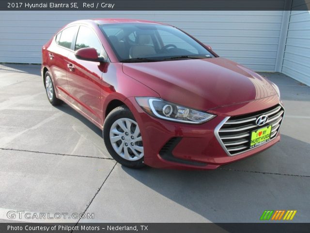 2017 Hyundai Elantra SE in Red