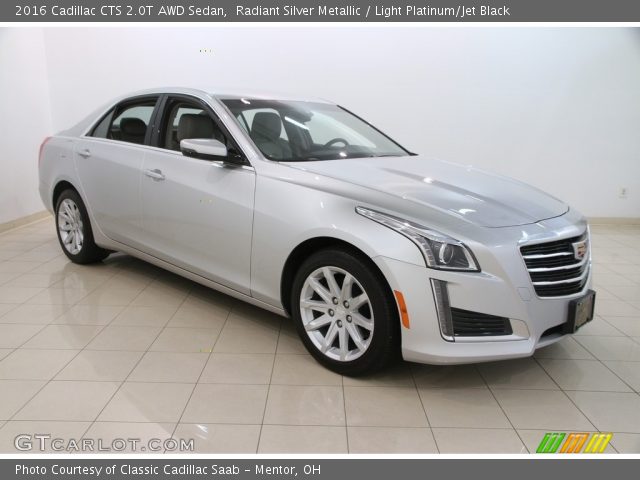 2016 Cadillac CTS 2.0T AWD Sedan in Radiant Silver Metallic