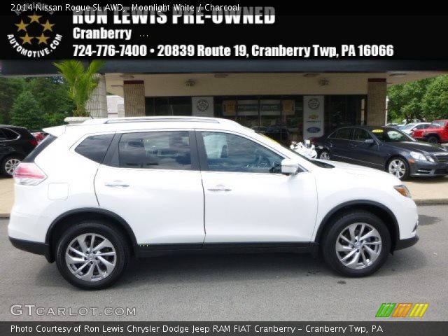 2014 Nissan Rogue SL AWD in Moonlight White