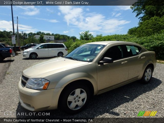 2010 Dodge Avenger SXT in White Gold