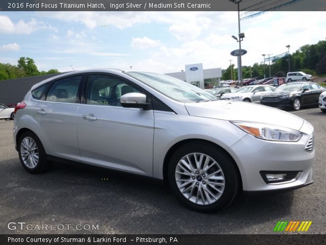 2016 Ford Focus Titanium Hatch in Ingot Silver
