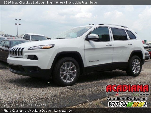 2016 Jeep Cherokee Latitude in Bright White