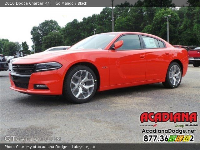 2016 Dodge Charger R/T in Go Mango