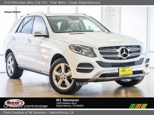 2016 Mercedes-Benz GLE 350 in Polar White