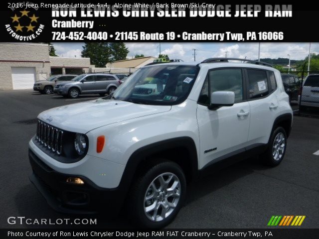 2016 Jeep Renegade Latitude 4x4 in Alpine White