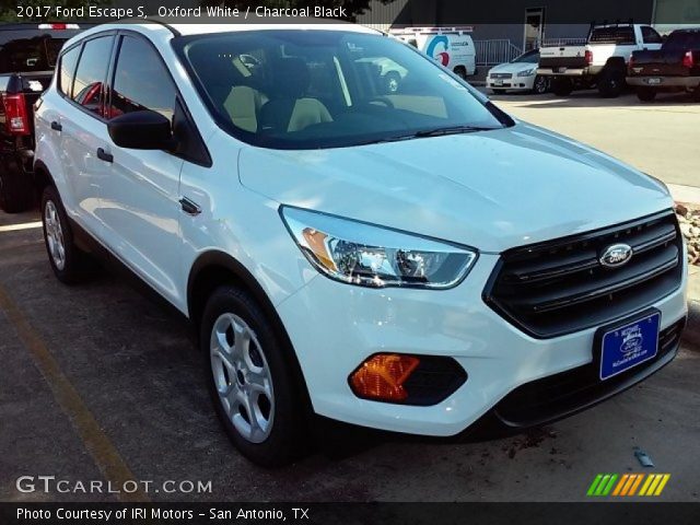 2017 Ford Escape S in Oxford White