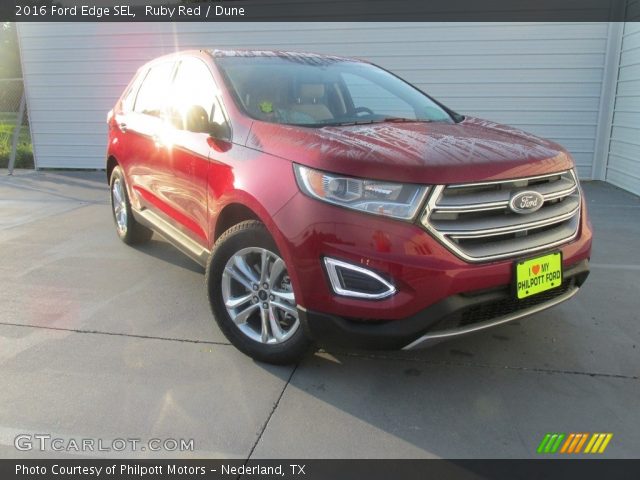 2016 Ford Edge SEL in Ruby Red