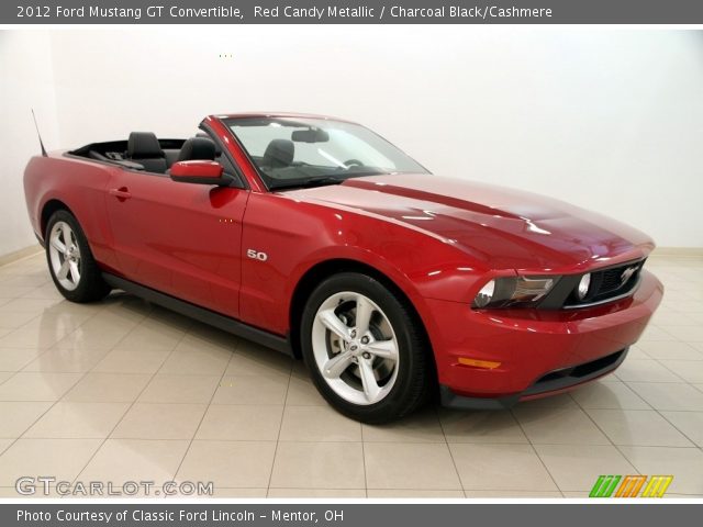 2012 Ford Mustang GT Convertible in Red Candy Metallic