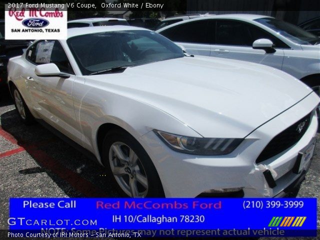2017 Ford Mustang V6 Coupe in Oxford White