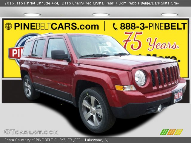 2016 Jeep Patriot Latitude 4x4 in Deep Cherry Red Crystal Pearl