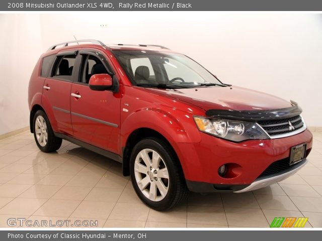 2008 Mitsubishi Outlander XLS 4WD in Rally Red Metallic