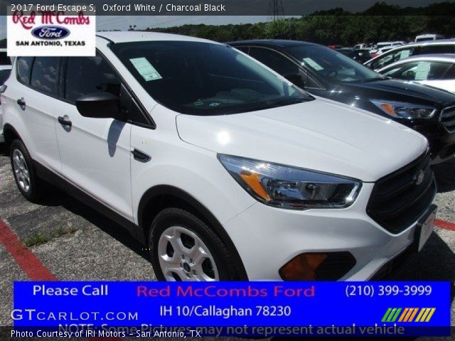 2017 Ford Escape S in Oxford White