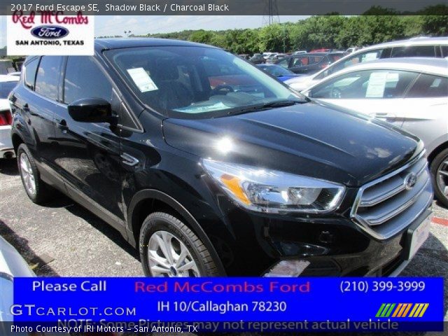 2017 Ford Escape SE in Shadow Black