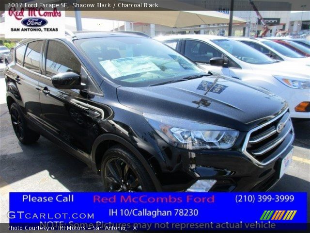 2017 Ford Escape SE in Shadow Black