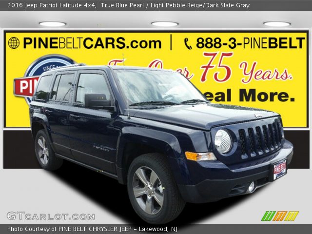2016 Jeep Patriot Latitude 4x4 in True Blue Pearl