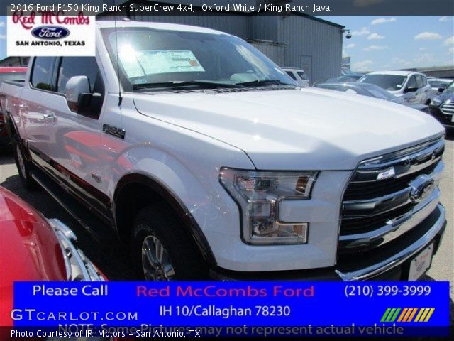 2016 Ford F150 King Ranch SuperCrew 4x4 in Oxford White
