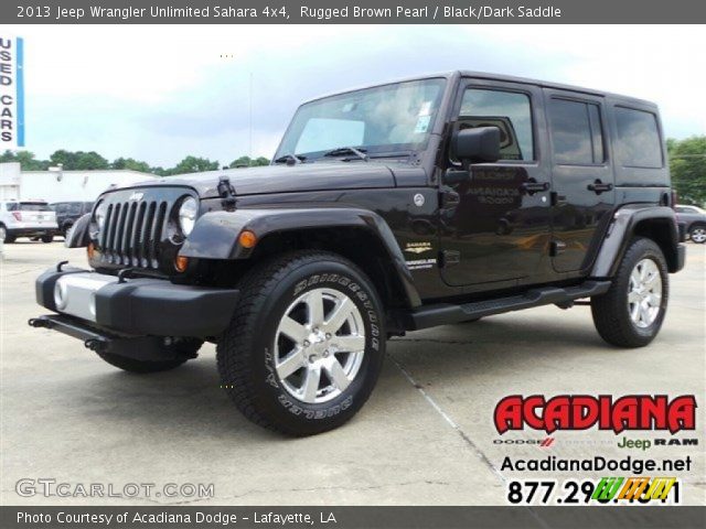 2013 Jeep Wrangler Unlimited Sahara 4x4 in Rugged Brown Pearl