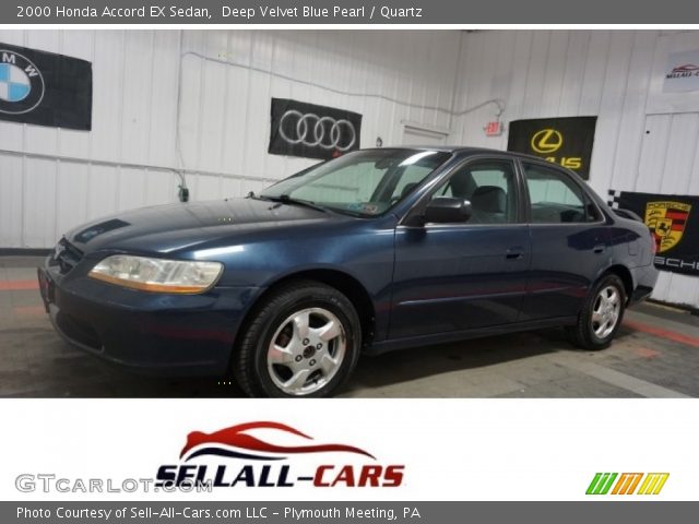 2000 Honda Accord EX Sedan in Deep Velvet Blue Pearl