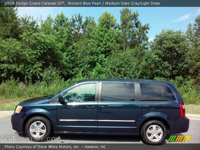 2008 Dodge Grand Caravan SXT in Modern Blue Pearl