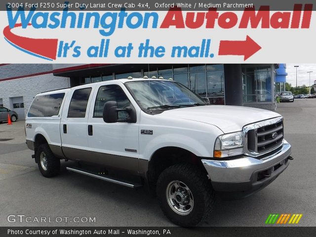 2004 Ford F250 Super Duty Lariat Crew Cab 4x4 in Oxford White