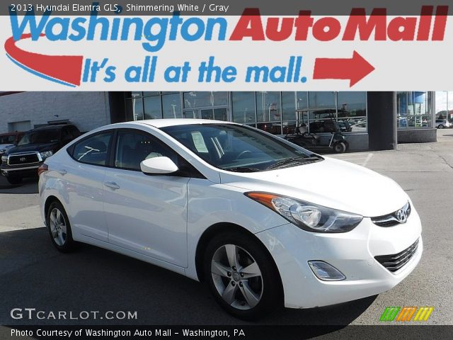 2013 Hyundai Elantra GLS in Shimmering White