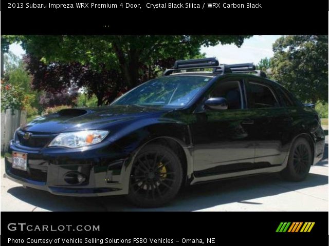 2013 Subaru Impreza WRX Premium 4 Door in Crystal Black Silica