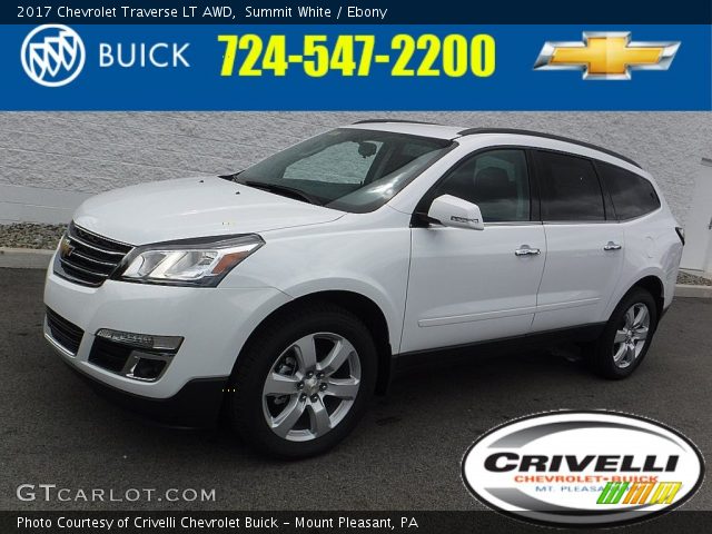 2017 Chevrolet Traverse LT AWD in Summit White