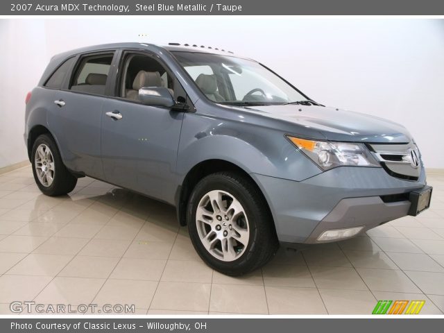 2007 Acura MDX Technology in Steel Blue Metallic