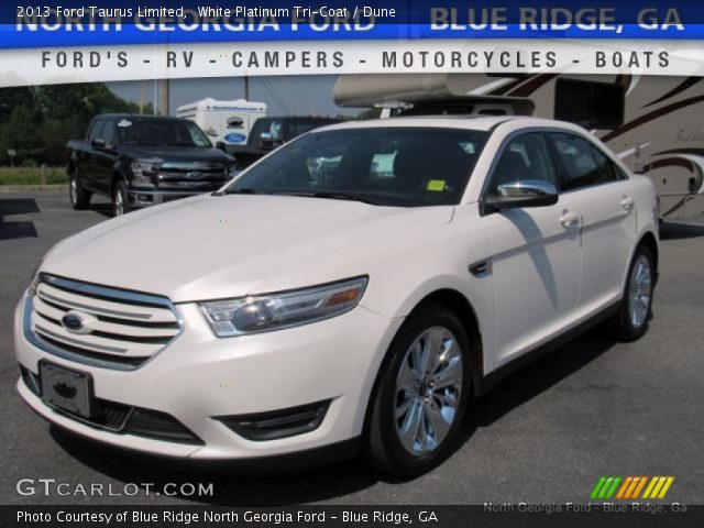2013 Ford Taurus Limited in White Platinum Tri-Coat