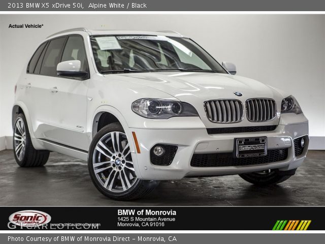 2013 BMW X5 xDrive 50i in Alpine White