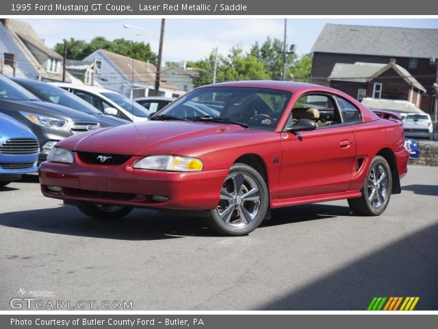 1995 Ford Mustang GT Coupe in Laser Red Metallic