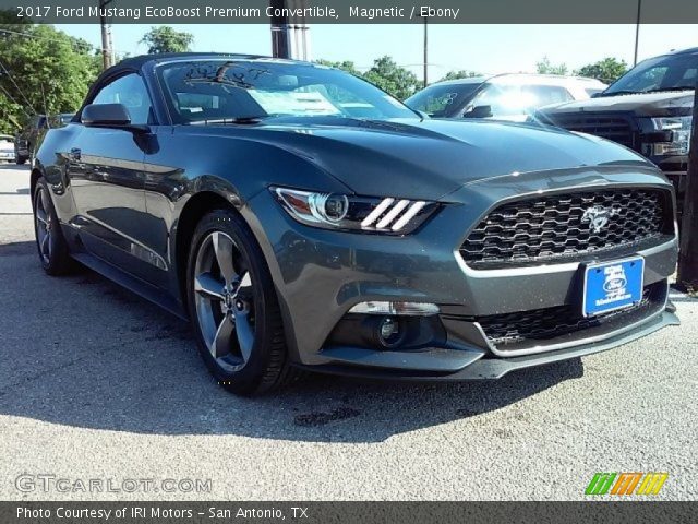 2017 Ford Mustang EcoBoost Premium Convertible in Magnetic
