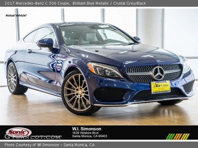 2017 Mercedes-Benz C 300 Coupe in Brilliant Blue Metallic