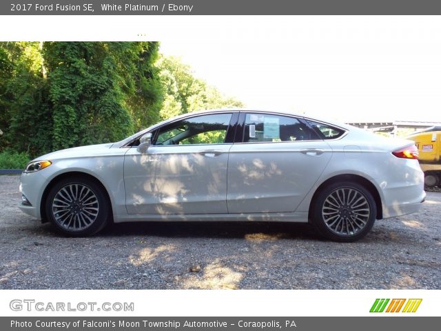 2017 Ford Fusion SE in White Platinum