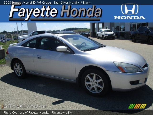 2003 Honda Accord EX V6 Coupe in Satin Silver Metallic