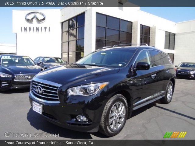 2015 Infiniti QX60 3.5 AWD in Black Obsidian