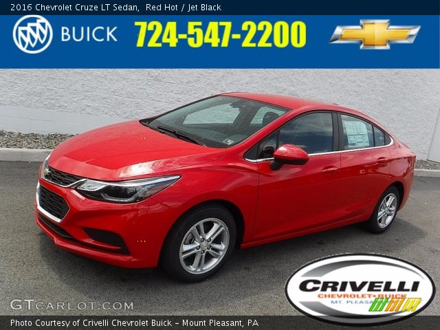 2016 Chevrolet Cruze LT Sedan in Red Hot