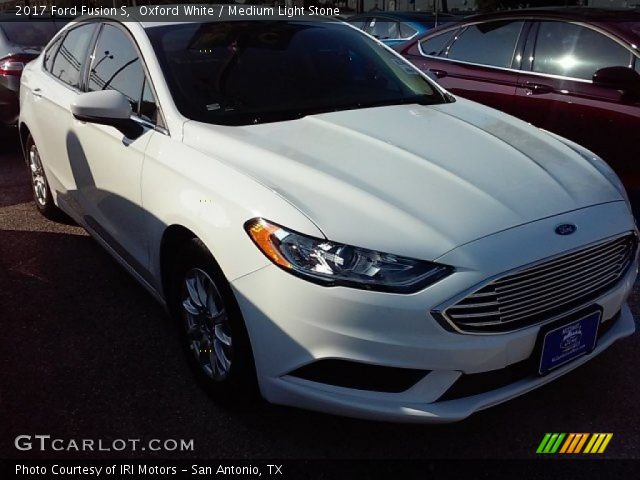 2017 Ford Fusion S in Oxford White