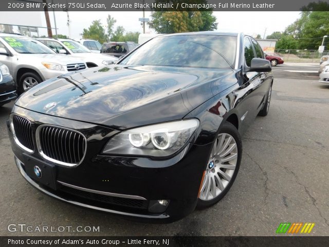 2009 BMW 7 Series 750Li Sedan in Azurite Black Metallic