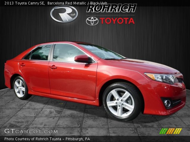 2013 Toyota Camry SE in Barcelona Red Metallic