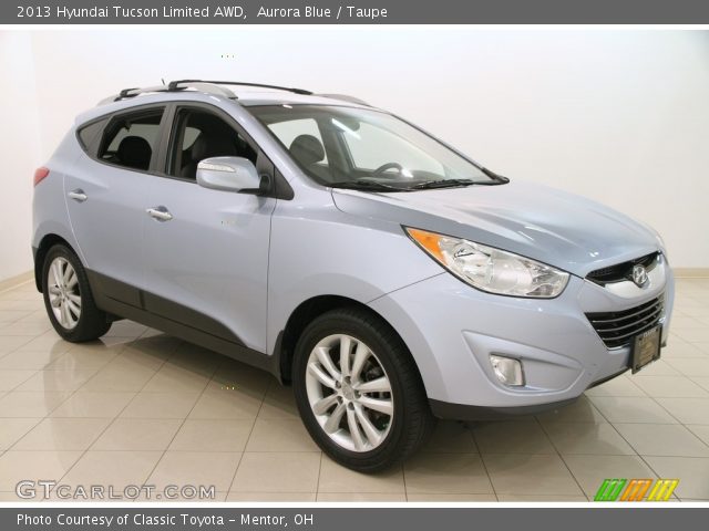 2013 Hyundai Tucson Limited AWD in Aurora Blue