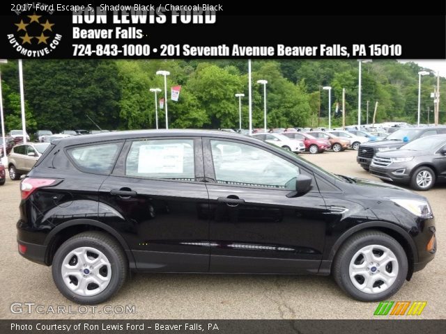 2017 Ford Escape S in Shadow Black