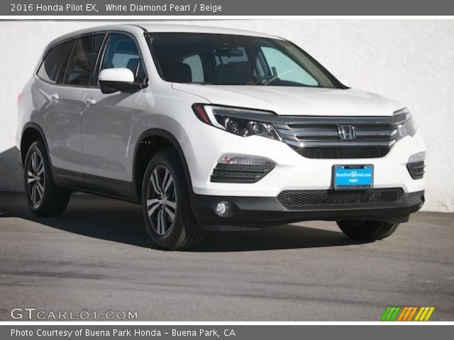 2016 Honda Pilot EX in White Diamond Pearl