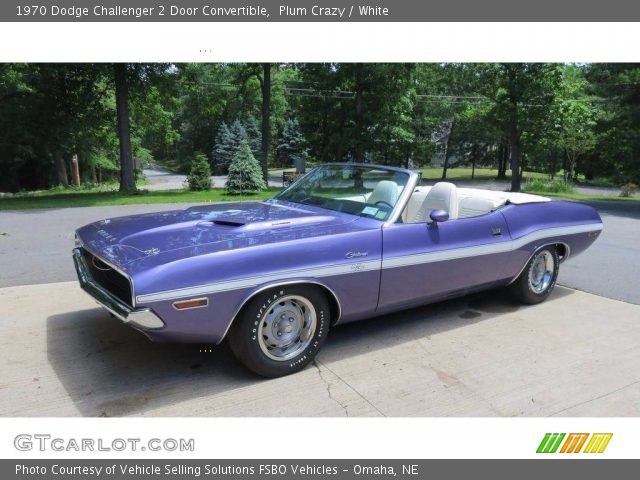 1970 Dodge Challenger 2 Door Convertible in Plum Crazy