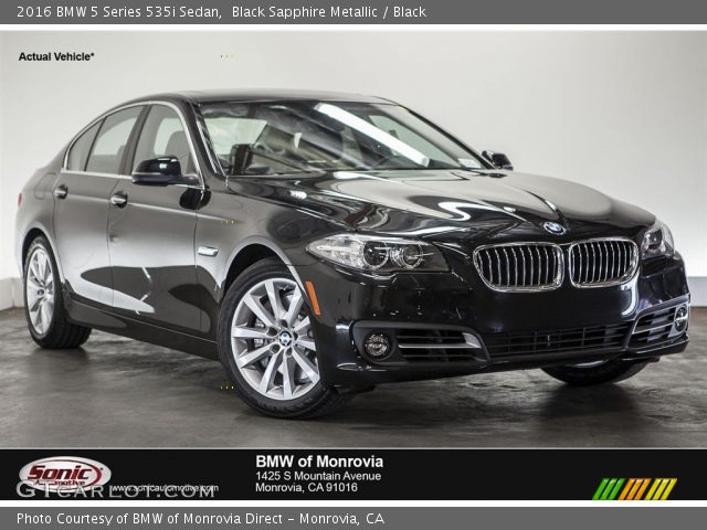 2016 BMW 5 Series 535i Sedan in Black Sapphire Metallic