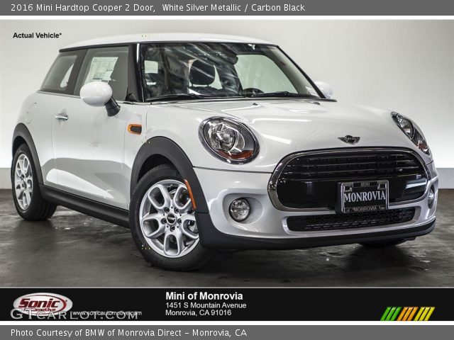 2016 Mini Hardtop Cooper 2 Door in White Silver Metallic